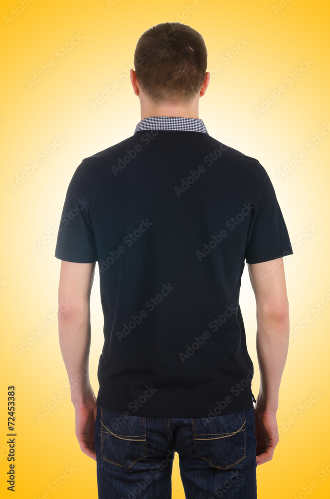Male t-shirt isolated on the white background Male t-shirt isolated on the white background