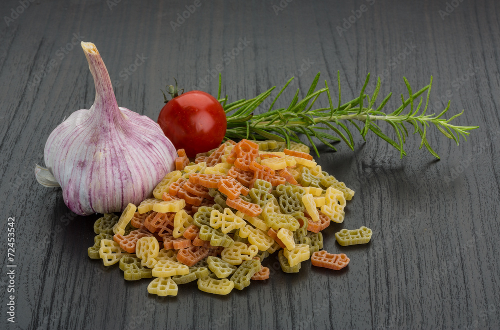 Colored pasta Colored pasta