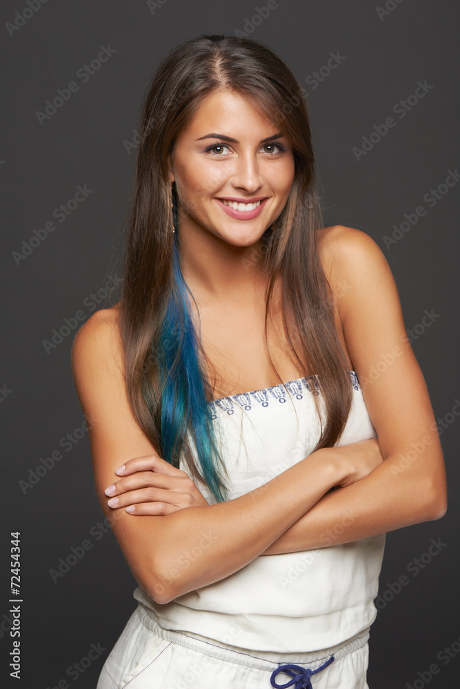 Lovely funky girl portrait Lovely funky girl portrait