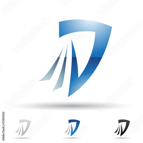 Free Download Abstract icon for letter D - GFXLoad