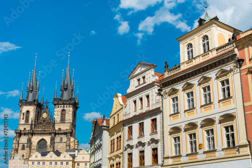 View of Prague on bright summer day © Elnur