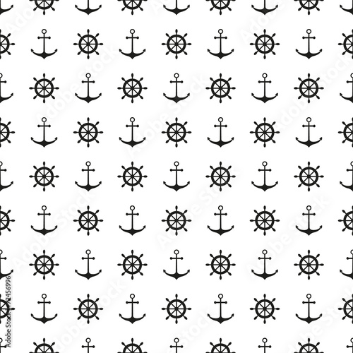 Seamless nautical pattern