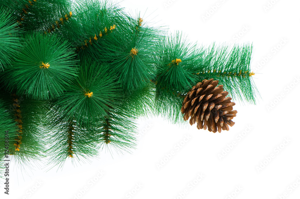 Christmas tree isolated on the white background Christmas tree isolated on the white background