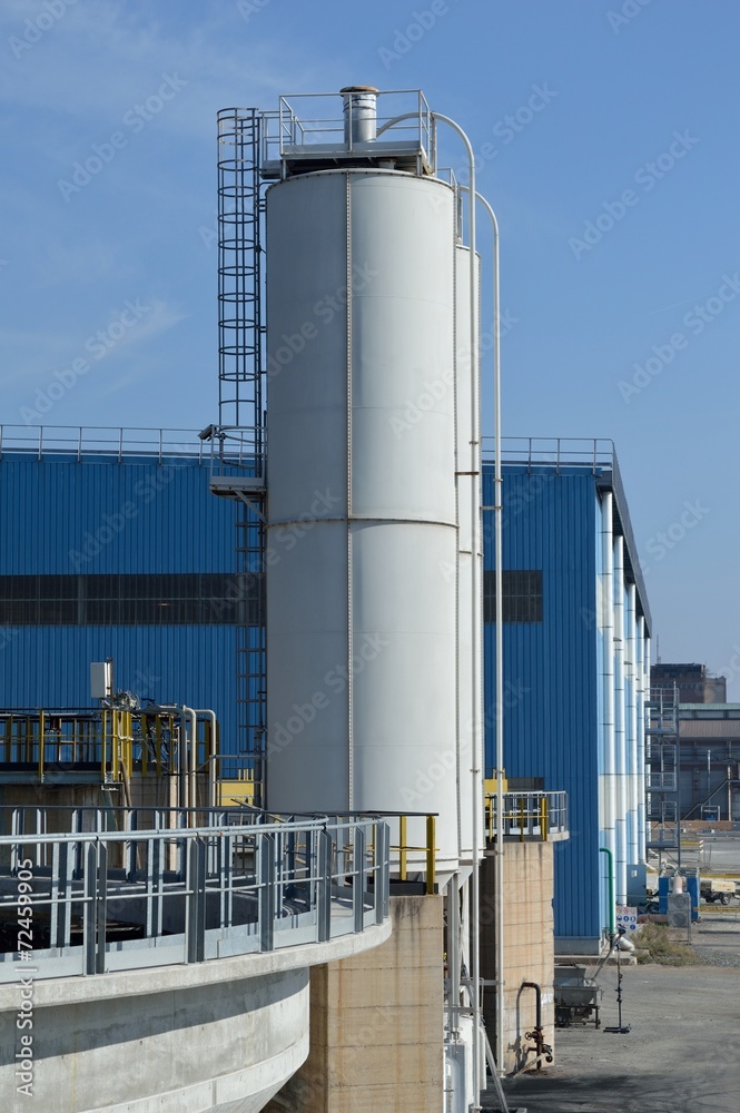 Obraz premium Silo calce industriale