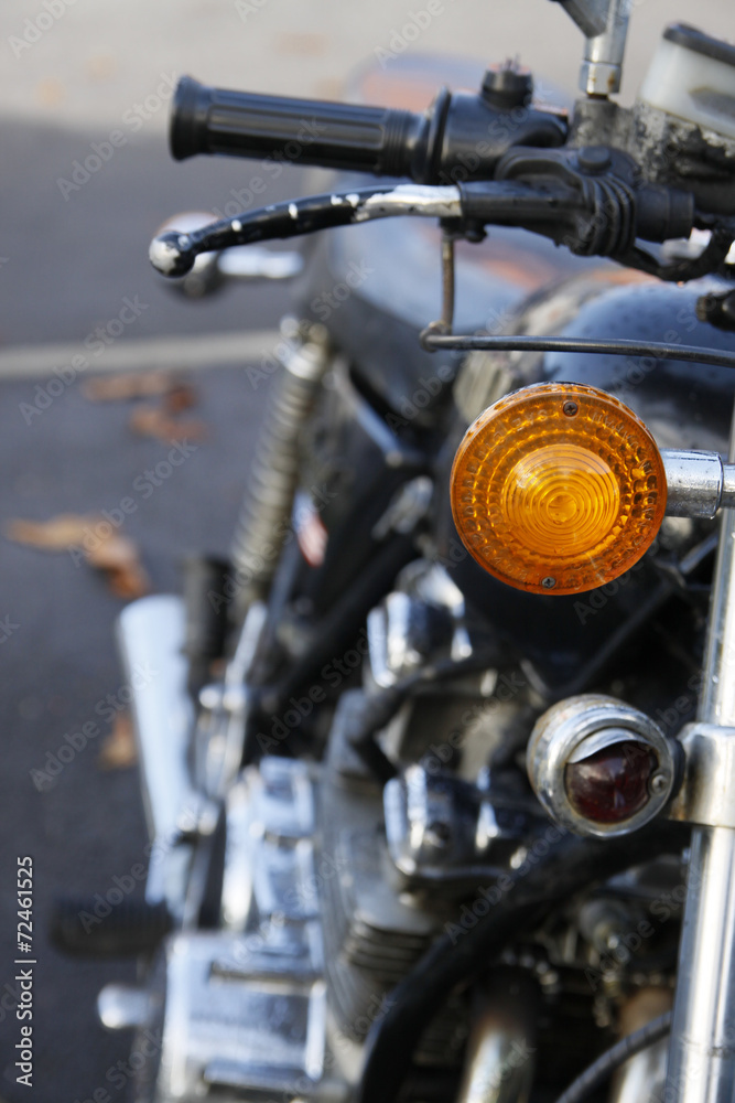 Fototapeta premium clignotant de moto