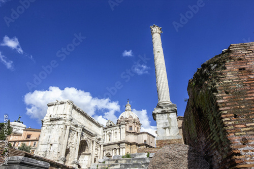 Ancient Rome Forum, Temple, Italy Series © Hakan Kızıltan
