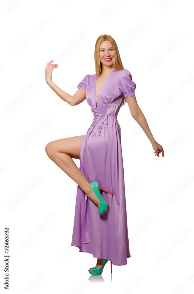 Young woman in fashion concept Young woman in fashion concept