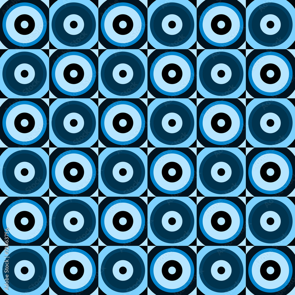 Abstract retro circles seamless pattern. Abstract retro circles seamless pattern.