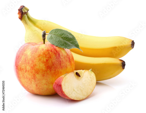 Apple with banana
