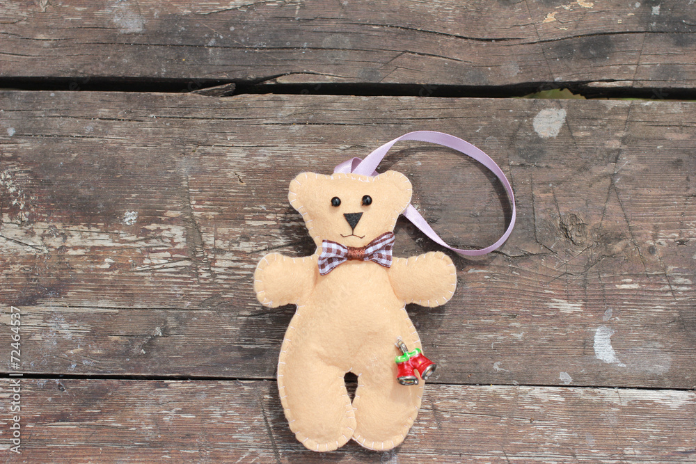 Obraz premium Мишка из фетра