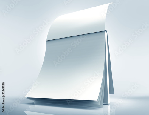 blank desktop calendar