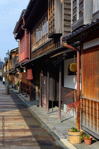 Fototapeta Naklejka Na Ścianę i Meble -  Higashi Chaya District in Kanazawa, Japan
