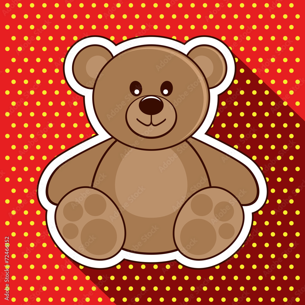 Fototapeta premium Bear. Vector illustration.
