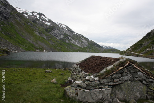 Schafstall an der N13/Norwegen photo