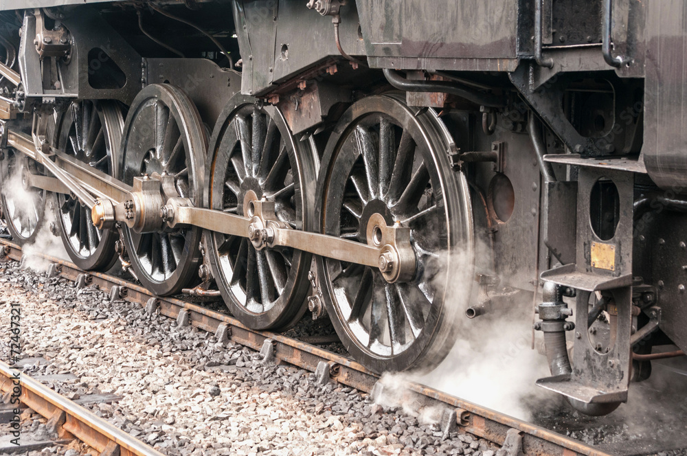 Steam Train Drive Wheels