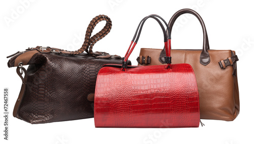 Natural leather female purses