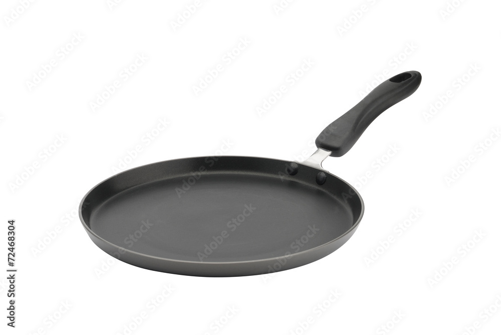Fry pan isolated on a white background Fry pan isolated on a white background