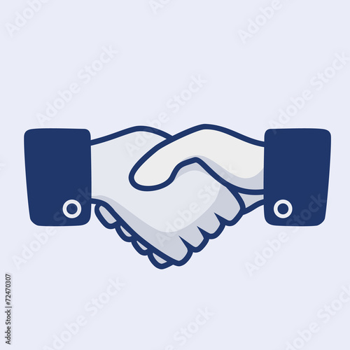 Handshake vector icon