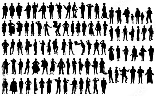 People silhouette
