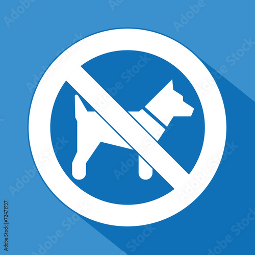 Logo interdit aux chiens.