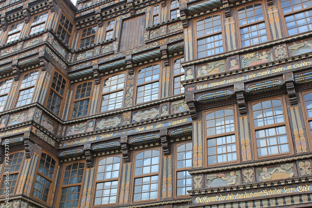 Hildesheim: Wedekindhaus am historischen Marktplatz (Nieders.