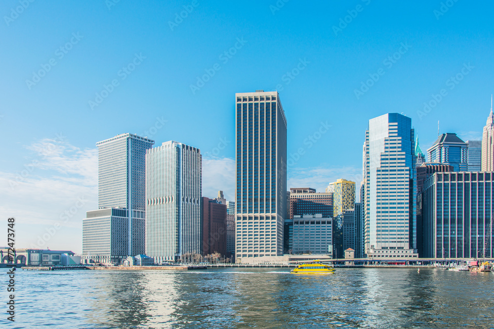 Fototapeta premium Panorama of downtown Manhattan