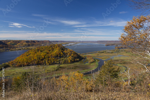 Mississippi River In Autumn photo