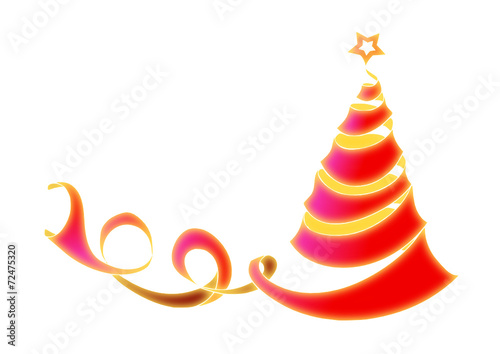 albero natale 01 alone dorato