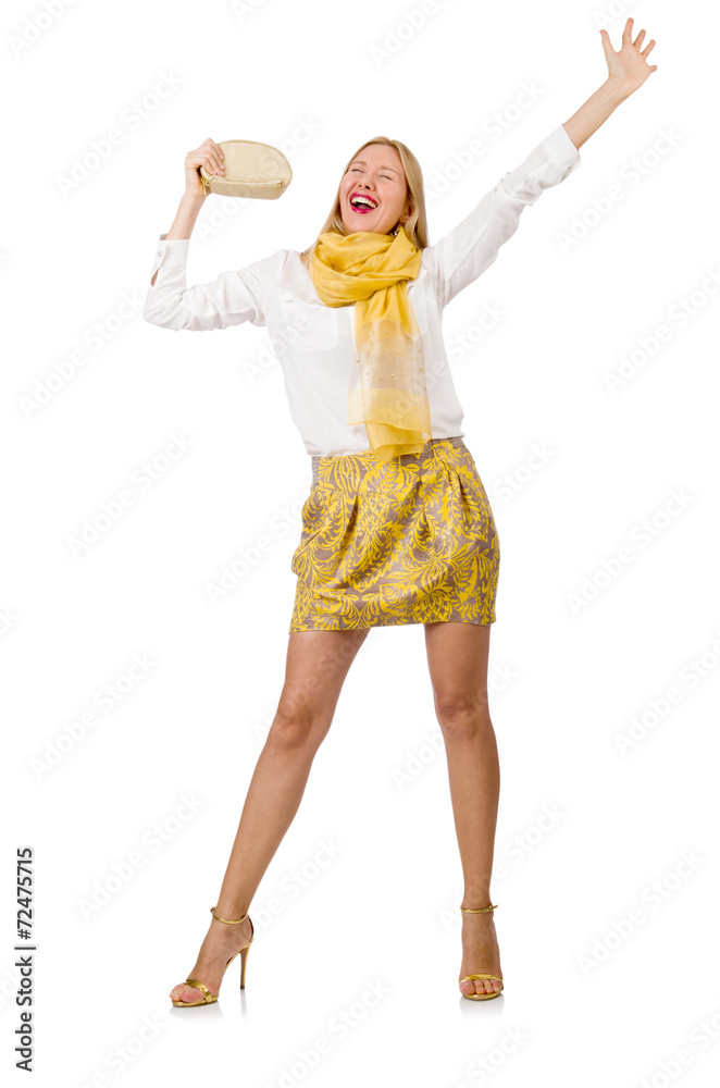 Fototapeta premium Woman in fashion clothing concept