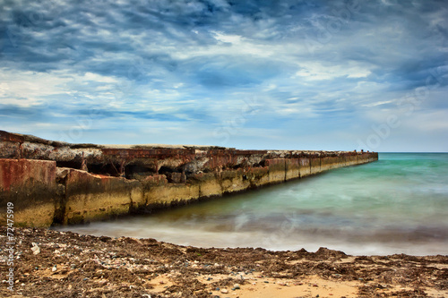 Sea before a storm