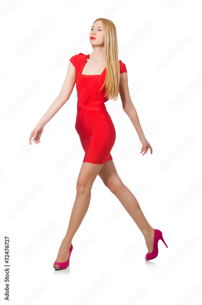 Young woman in fashion concept Young woman in fashion concept