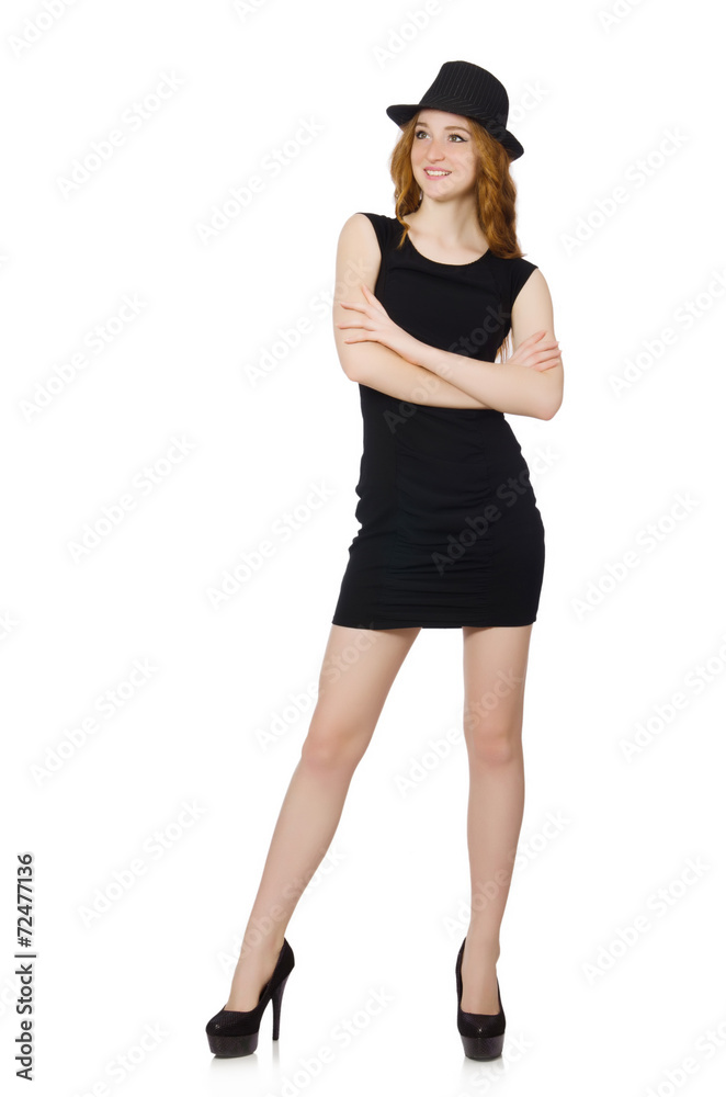 Young woman in fashion concept Young woman in fashion concept