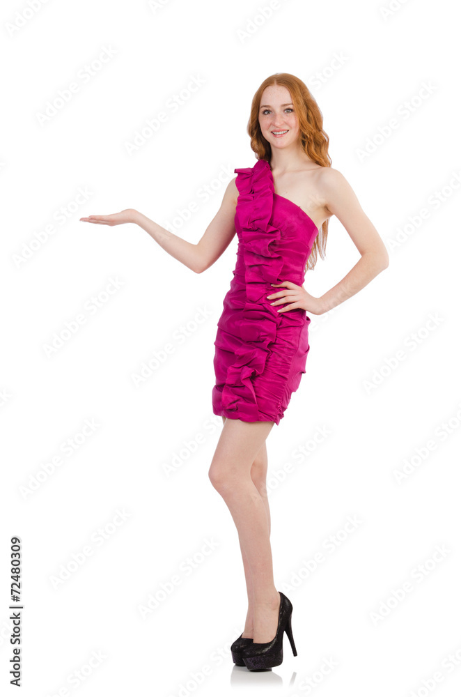 Woman isolated on the white background Woman isolated on the white background