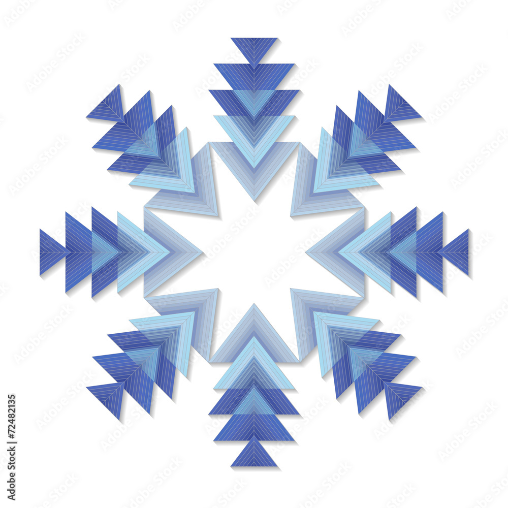 Snowflakes. Winter pattern. Snowflakes. Winter pattern.
