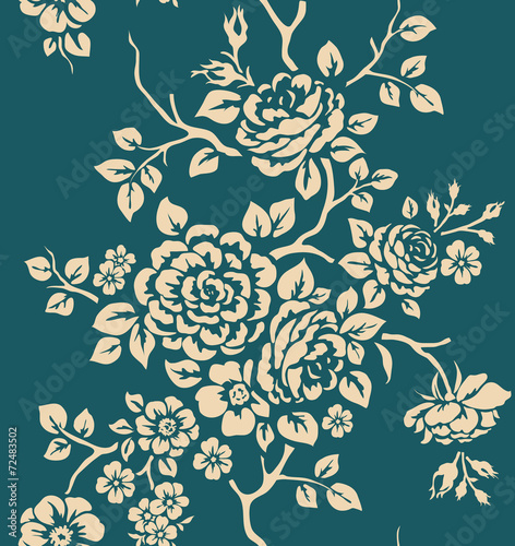 Fotografia, Obraz Floral pattern