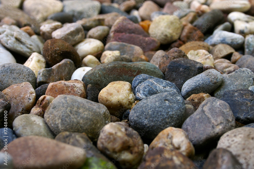 Background of gravel in a garden Background of gravel in a garden