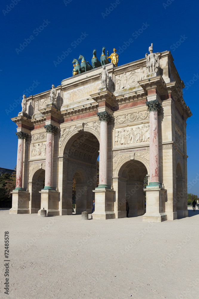 Arc de triomphe du carrousel, Paris, Ile-de-france, France