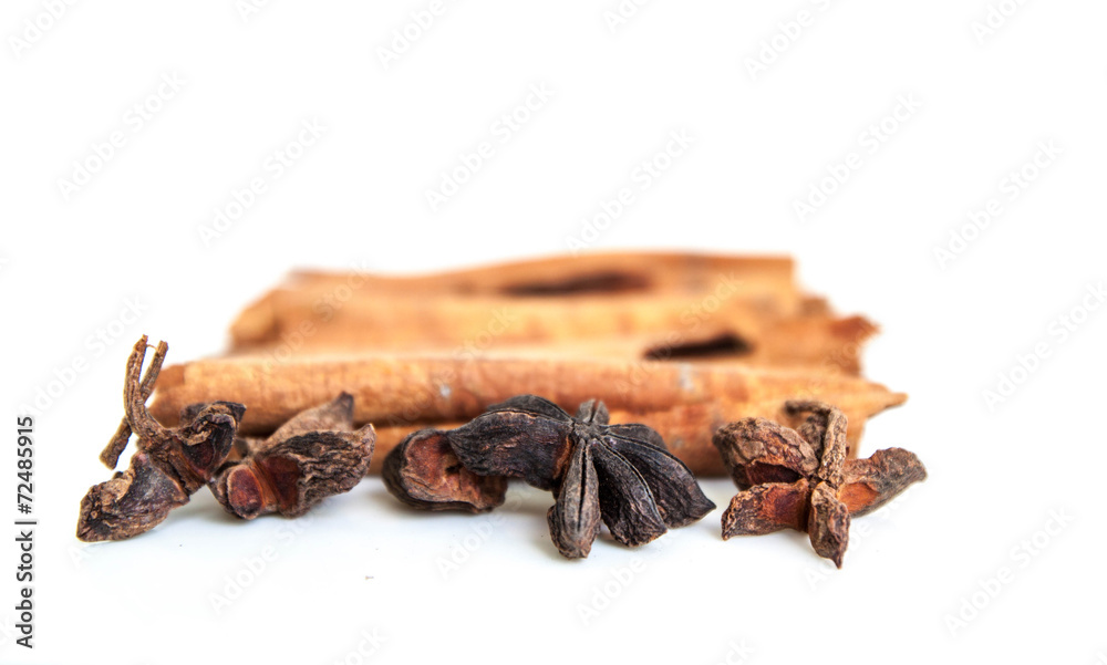 Fototapeta premium anice and cinnamon