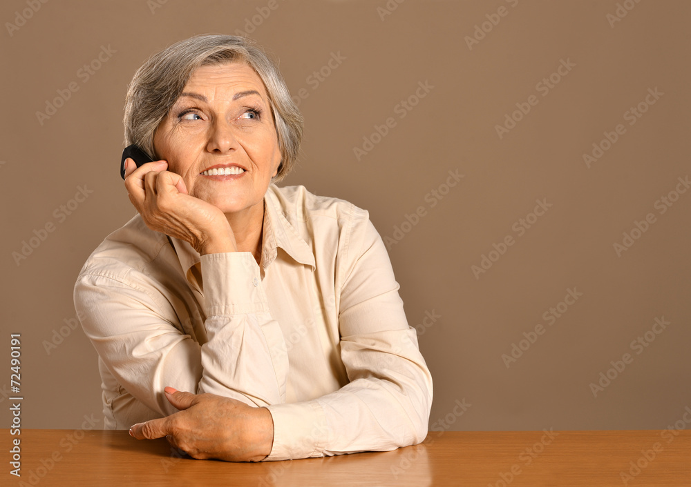 elderly woman speaking elderly woman speaking