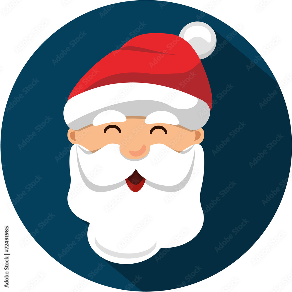 Vector Santa Claus Head Vector Santa Claus Head