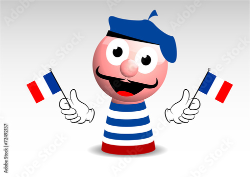 stereotipo francese, francia, francese, personaggio