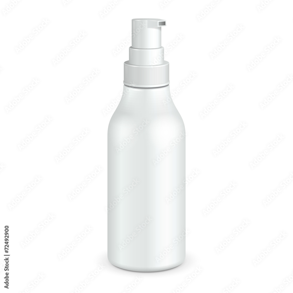 Gel, Foam Or Liquid Soap Dispenser Pump Plastic Bottle White Gel, Foam Or Liquid Soap Dispenser Pump Plastic Bottle White