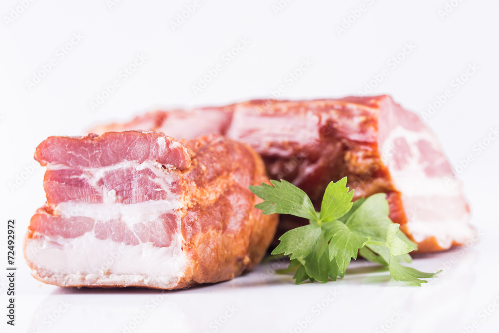 Smoked bacon Smoked bacon