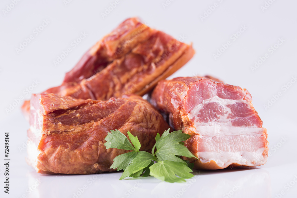 Smoked bacon Smoked bacon
