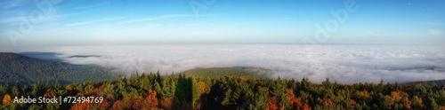 Blick vom Bismarckturm bei Bad Dürkheim