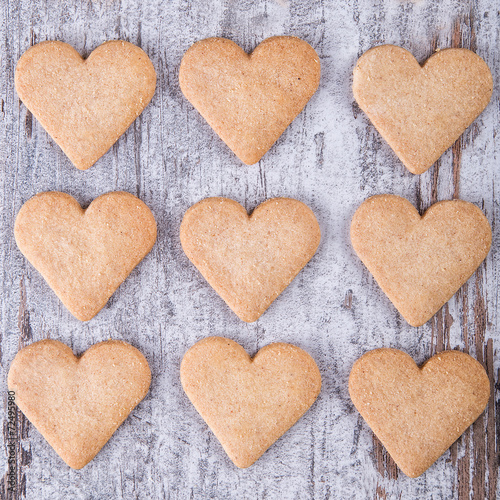 Wallpaper Mural heart cookies Torontodigital.ca