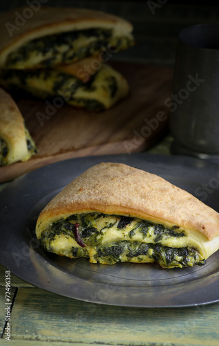 Spinach Yeast Dough Strudel Swiss Chard Rolls