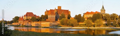 Malbork castle in Poland