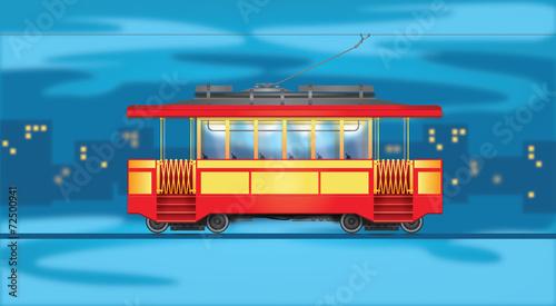 City transport. Tram