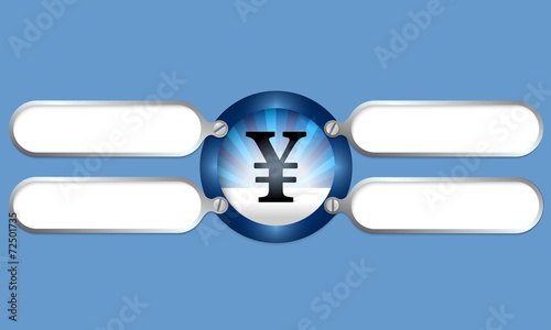 four frame for any text with yen symbol